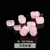 Jingdian Jewelry Cristal Amarelo Natural Escultura Pixiu Acessórios com Furo Passante diy Peça Única Semi-acabada de Cristal Acessórios Atacado