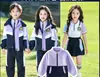 Uniforme escolar fundamental, jaqueta corta-vento, conjunto de três peças para primavera e outono, uniforme escolar infantil, primeira série, uniforme de jardim de infância, inverno