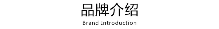品牌介绍模版