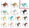 Dinosaurio que muerde el dedo juguete para niños niño popular en línea Jurásico Tiranosaurio Triceratops Dragón mini dinosaurio