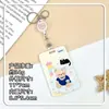 Portatarjetas Antiperdido de Dibujos Animados Lanyard para Insignia de Estudiante Portatarjetas de Campus Portatarjetas de Agua Portatarjetas de Identificación para Hombres y Mujeres Cubierta Protectora Comercio Exterior