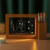 Presente para Cerimônia de Maioridade de Dezoito Anos Presente Adulto para Meninos e Meninas 18 Porta-Canetas Luminária Noturna Aniversário Inspirador Exame de Admissão ao Ensino Médio