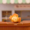 Paisaje en miniatura, creativo y lindo, figura de oso postre de horneado en miniatura, juguete de animal, accesorios de decoración DIY, adornos en miniatura