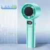Ventilador de mano nuevo para el verano 2026, súper potente, silencioso, mini, portátil USB para estudiantes, batería de larga duración