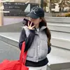 Chaleco de pana de cintura alta para mujer 2026, otoño e invierno, chaleco acolchado estilo coreano, nuevo estilo corto engrosado