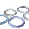 Ojo de Gato Piedra Ágata Natural Alta Transparencia de Hielo Lichi Chalcedony Congelada Pulsera Luz de Luna Blanca Azul Glaciar Violeta Polvo Dorado Champaña