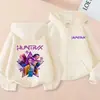 Sudaderas con Cremallera de Moda Estampadas con Merchandising Kpop Transfronterizo para Hombres, Mujeres y Niños, Adecuadas para Deportes y Ropa de Primavera/Otoño