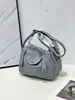 2026 Bolso Lindy Auténtico de Cuero Bolso para Mujer Bolso de Médico Bolso de Mano Bolso Cruzado al Hombro Bolso Caja de Medicina Tipo Almohada Retro Europeo y Americano