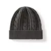 Cachecol de Caxemira 2025 Outono e Inverno Novo Estilo Unissex Fashionável Trançado Casual Quente Proteção para Orelhas e Frio Chapéu de Tricô