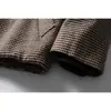 Chamarra de trabajo ButterTiger retro de espiguilla con cuello alto para hombre, estilo suelto y maduro, abrigo de lana JK99