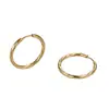 Taina Europeos y Americanos Lujo Ligero Lineales Acero Inoxidable Brazaletes para Oreja Acero de Titanio Pendientes de Moda Transfronterizos Populares Joyería al por Mayor