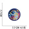 Patch de Tecido Bordado de Astronauta Espacial Foguete Monstro da Amazonia Emblema Criativo Bordado em Computador Patch Insígnia Decoração