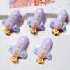 Adesivo de Resina Materiais Artesanais Cola Cremosa Capa de Celular diy Grampo de Cabelo Infantil Acessórios para Cabelo Acessórios Roupas Fivela de Sapato Foguete