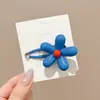 Pinzas laterales estilo dopamina con un toque de alta gama, pinzas delicadas con flecos para niñas, pasadores dulces, pinzas de cocodrilo a la moda