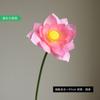Novo Chinoiserie Lótus Simulado Folha de Lótus Flor Artificial Lótus Decoração para Casa Hotel Adereços de Layout de Planta Verde Simulado