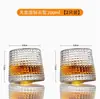 Vaso Rotatorio para Whisky Famoso en Internet, Vaso de Cristal Engrosado para Uso en Casa y Bar, Vaso para Cócteles y Bebidas Frías al por Mayor