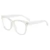 Armazón grande TR90 luz plana anti-luz azul para hombre y mujer armazón grande anteojos lisos marco de anteojos de moda abuela fragante logo