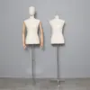 Maniquíes de Medio Cuerpo Femenino, Soporte de Maniquí para Tienda de Ropa, Muñeco Femenino para Escaparate, Maniquí Femenino de Tallas Grandes para Exhibición