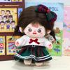 En stock Venta al por mayor 20cm Muñeca de algodón Vestido Lolita Traje de sirvienta Muñeca Estrella Ropa de muñeca
