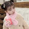 Bufanda infantil coreana lindo huevo de dibujos animados invierno cálido bufanda de felpa para niños y niñas bebé universal gruesa transfronteriza