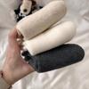 Calcetines de Felpa para Mujer en Otoño e Invierno, Forrados de Polar y Engrosados Resistentes al Frío de Media Pantorrilla para Calidez en Casa y Calcetines para el Piso Anti-Pilling Calcetines de Color Sólido para Mujer