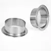 Acero Inoxidable 304 Junta de Brida Sistema de Aire Fresco Campana Extractora Conducto Base Cuadrada Inclinada Recta Redonda Brida