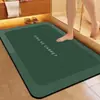 Tapete de chão absorvente para banheiro em terra de diatomáceas espessa, capacho antiderrapante para entrada de banheiro, tapete para entrada de casa, carpete resistente à sujeira