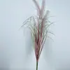 Estilo INS hierba cola de zorro de tres cabezas simulación decoración de arreglo floral para el hogar sala de estar flores artificiales de plástico flores falsas paisajismo hierba cola de zorro