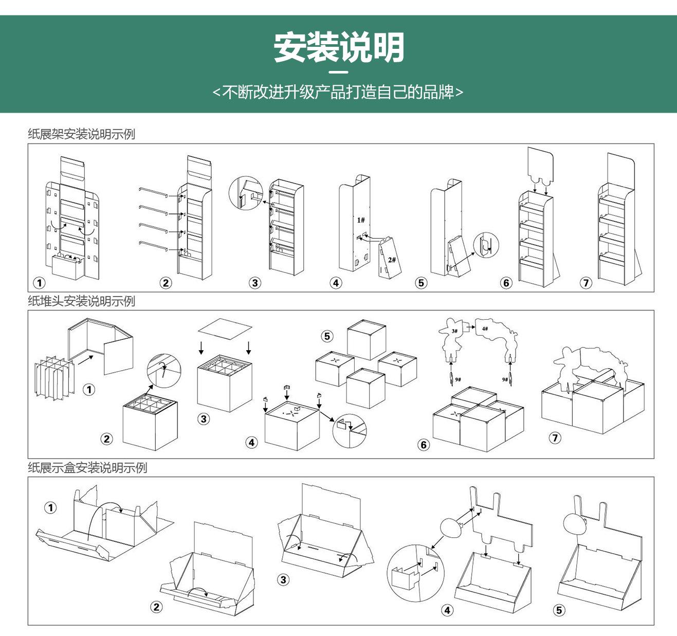 咖啡纸展架