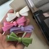 Candy Color Sweet Bow Hairpin Elegant Bangs Broken Hairpin Hairpin Girls' Heart Side Clip Novos acessórios para cabelo