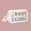 Bolsa de Lavado con Separación Seco y Húmedo Bolsa Cosmética de PVC Translúcido Mate Gran Capacidad Impermeable de Alto Nivel Bolsa de Almacenamiento y Fidelidad