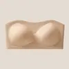 Ropa Interior sin Tirantes para Mujer, Invisible, Sin Costuras, Push-Up, Transpirable, Banda, Envolvente, Ropa Interior sin Tirantes al por Mayor para Tallas Grandes