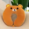 Almofada de Pescoço Desenho Animado Fofo, Almofada em Formato de U, Brinquedo de Pelúcia, Almofada Confortável para Cochilo da Fábrica Original, Logo Personalizável