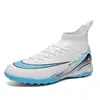 Zapatos de Fútbol Transfronterizos Dropshipping, Zapatos de Clavos Largos Ag Multiclavos, Deporte para Adultos Competición al Aire Libre Entrenamiento Zapatos de Fútbol para Niños, C. Ronaldo