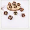 Pendientes de Planta Fruta Bellota Hechos a Mano DIY Fruta Pendientes Personalizados Creativos Material Chica Linda Pendientes Retro