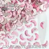 Producto Nuevo Popular Transfronterizo 5*8 Forma de Luna Planos Diamantados Fondo Diamantado Joyería Accesorios Vidrio Arte de Uñas Diamante Al Por Mayor