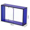 Caixa Surpresa de Acrílico Transparente Rotativa Pequeno Suporte de Exibição de Cartas Porta-Retrato Figura Criativa Pop Mart Ornamento DIY