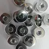 Porca serrilhada imperial com rosca 1/4*20, cabeça chata serrilhada, diâmetro externo 16MM, espessura 5MM, 2 lados chatos zincados em branco