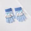 Guantes de invierno para niños, lindos guantes de punto de cinco dedos, gruesos, resistentes al frío y cálidos para niños y niñas, venta al por mayor