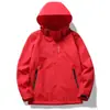 Chaqueta Exterior para Hombre Abrigo Delgado para Mujer Chaqueta Superior de una Sola Capa con Capucha Resistente al Viento Impermeable Ropa de Montañismo Se Puede Estampar con Logo