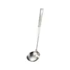 Colher de Sopa Hongjun Da Titânio Puro, Escumadeira de Titânio Puro, Concha de Sopa Doméstica, Escumadeira para Panela Quente, Utensílios de Cozinha, Colher de Cozinha Espessada