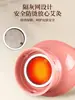 Frasco de Moxibustión Cerámico para Rostro Casero Flor de Durazno Moxibustión Taza Raspadora de Doble Capa Salón de Belleza Frasco de Moxibustión Portátil Frasco Pequeño Moxibustión de Belleza
