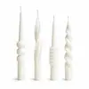 Vela perfumada creativa de espiral de tallo largo transfronteriza, ambiente de alta gama para decoración de bodas y fiestas, regalo navideño, diseño de espiral