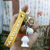 Llavero Espacial Transfronterizo Snoopy Colgante para Bolso Accesorios para Colgar en Bolsas Colgante para Coche Corazón de Chica Llavero para Coche de Pareja