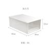 Caja de almacenamiento de cajones multicapa de plástico grueso con hojas blancas, caja de almacenamiento para ropa, caja de almacenamiento transparente, caja de zapatos