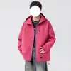 Chaqueta Elegante con Cremallera para Hombre Primavera y Otoño 2026, Estilo Hong Kong, Estilo Japonés, Estilo Harajuku, Versión Coreana, Chaqueta con Capucha de Corte Holgado