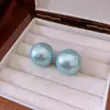 Brincos de Relógio de Bolso Assimétricos com Pérola de Agulha de Prata e Diamante, Brincos de Tarraxa Exquisitos Estilo Retro Francês com Senso de Design, Brincos de Nicho para Atacado