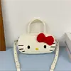 Bolso de mano de moda con diseño de gatito de dibujos animados, diseño casual único, elegante bolso cruzado de otoño nuevo para mujer