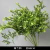 Flores e Plantas Verdes Estilo Floresta, Materiais Florais de Grama Aspargo, Novas Flores de Teto para Casamento, Arranjos Florais de Casamento, Flores Artificiais