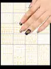 Adesivos de Unha Dourados Cobertura Total Adesivos de Unha 3D Autoadesivos Decorações de Nail Art Atacado Adesivos de Unha Vestíveis para Crianças